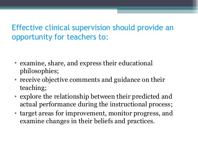 what is instructional supervision