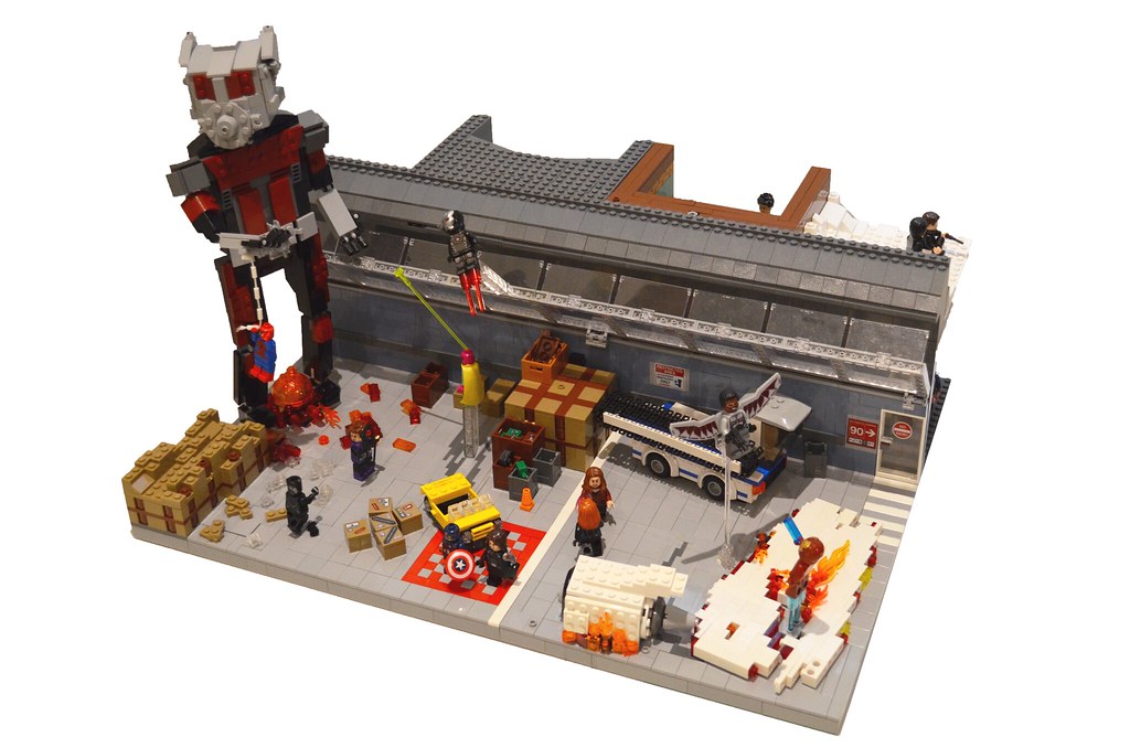 lego captain america civil war airport battle instructions