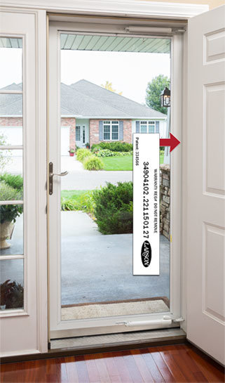 larson retractable screen door installation instructions