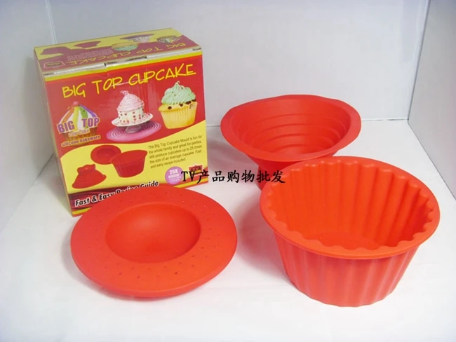 big top cupcake silicone bakeware instructions