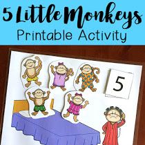 5 little monkeys jumping on the bed game instructions