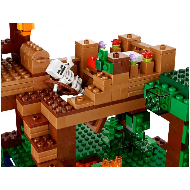 lego minecraft jungle treehouse instructions