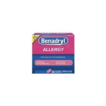 benadryl allergy ultratab 25 mg dosage instructions