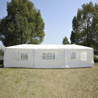 outsunny decagonal party tent instructions