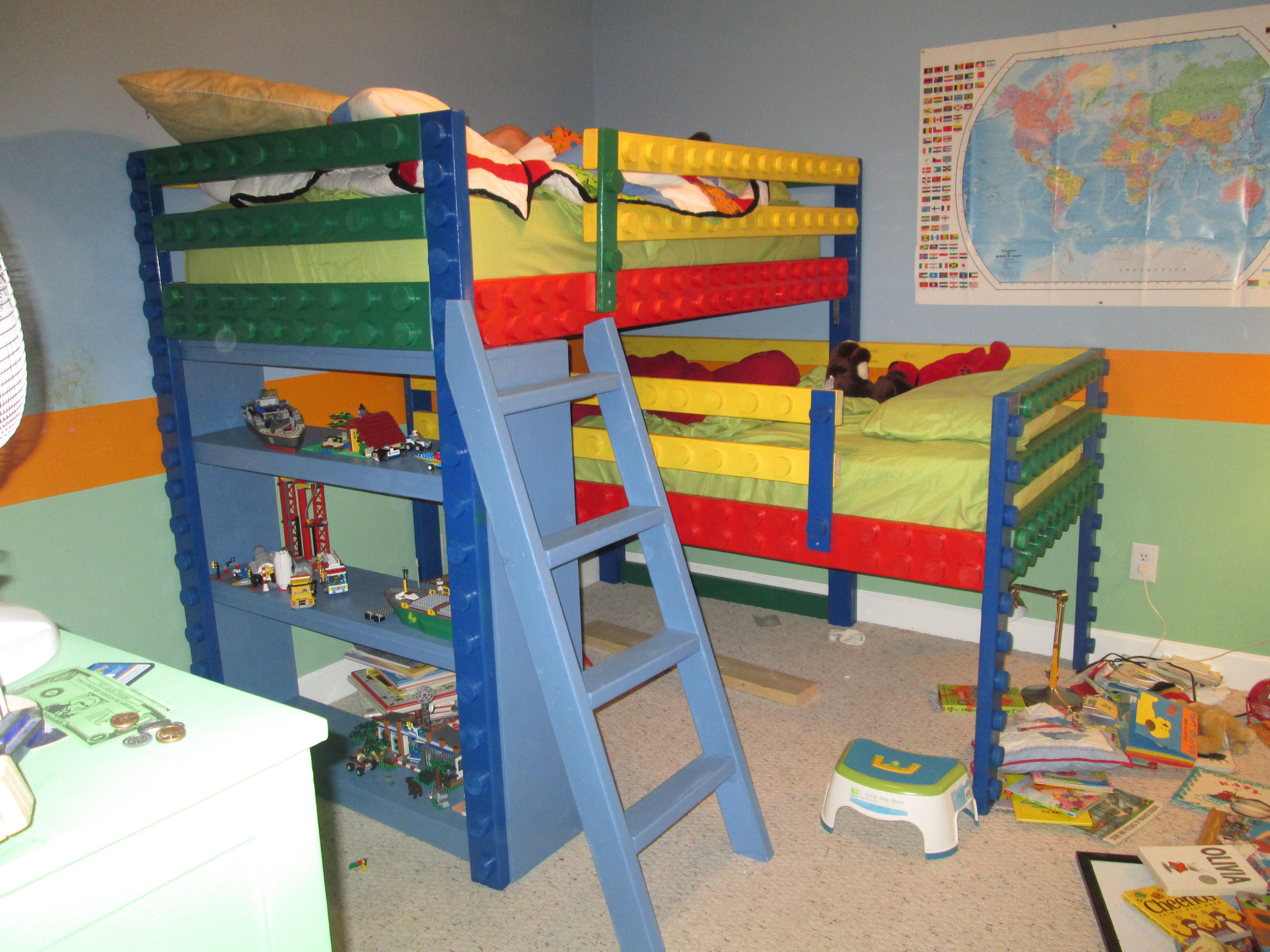 lego bunk bed instructions