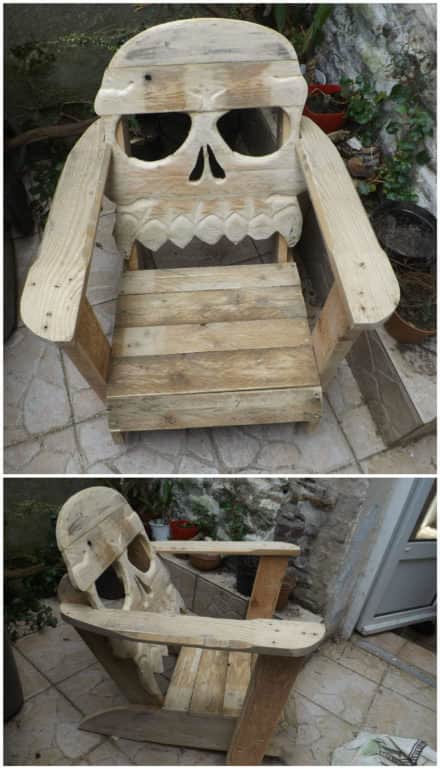 skull pallet chair instructions