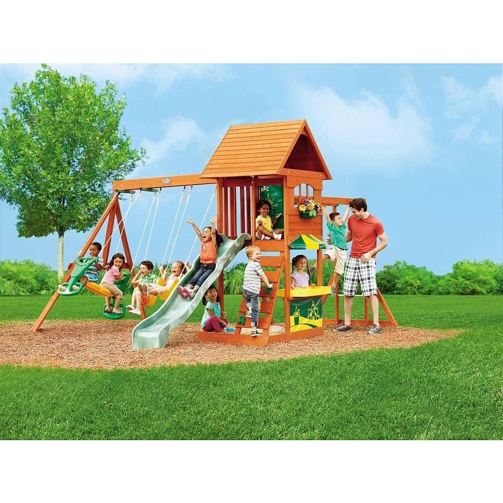 big backyard sandy cove wooden swing set instructions