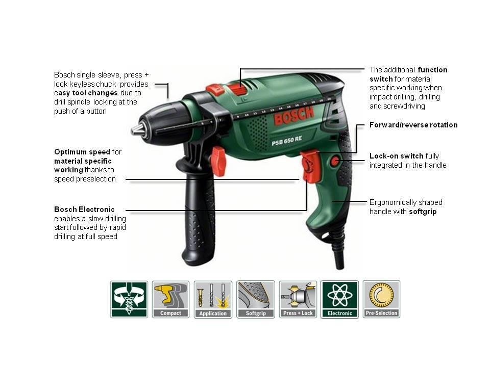 bosch gsb 500 re instruction manual