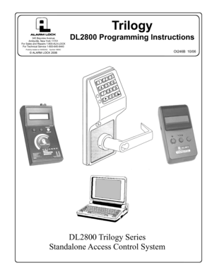 trilogy dl2800 programming instructions