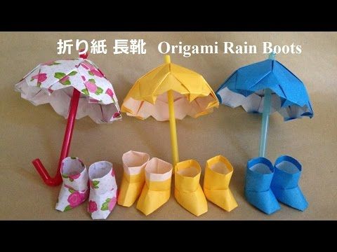 origami umbrella folding instructions