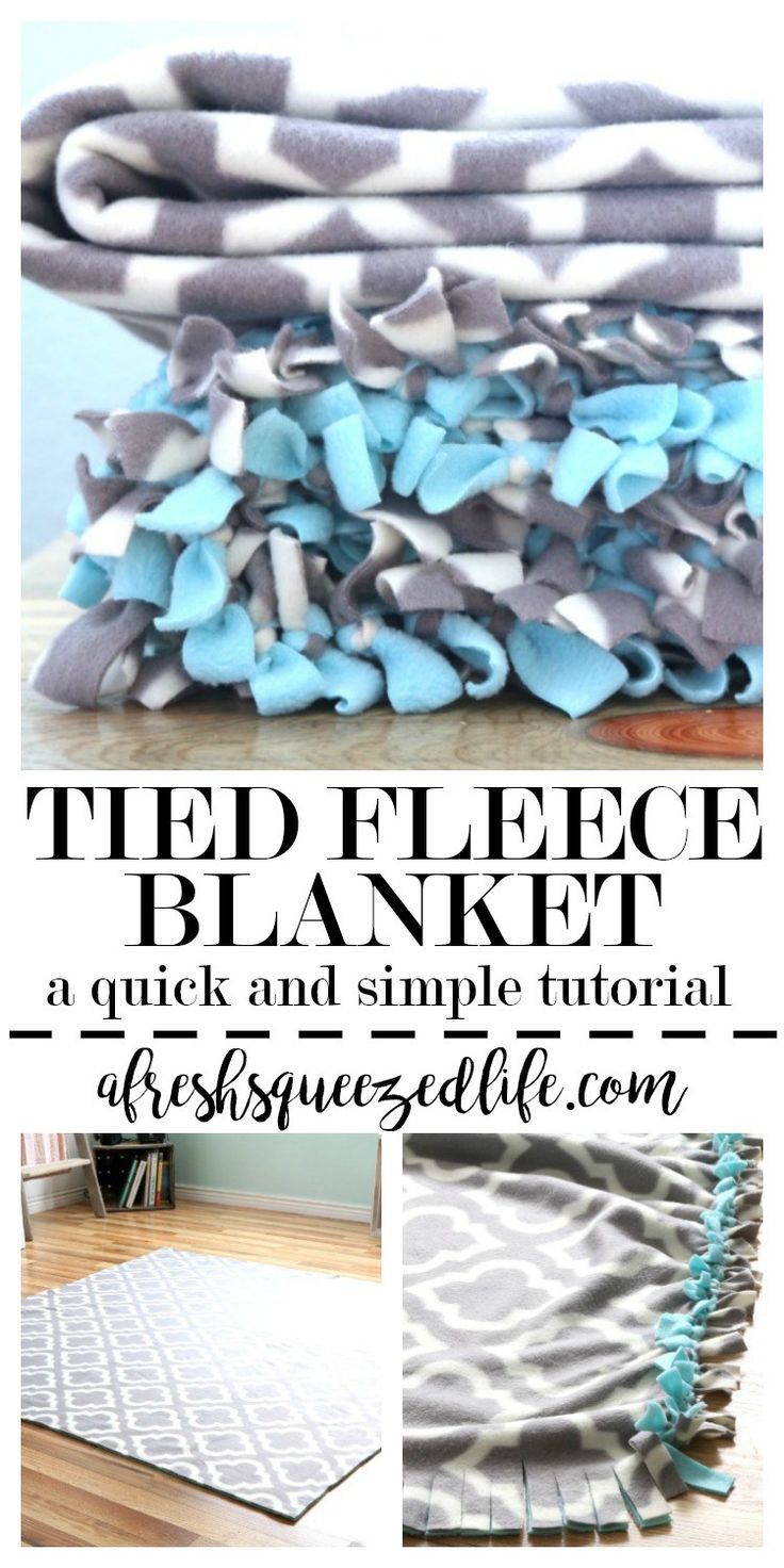 no sew fleece baby blanket instructions