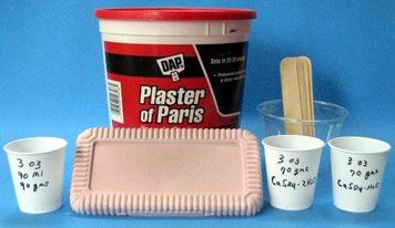 dap plaster of paris mixing instructions