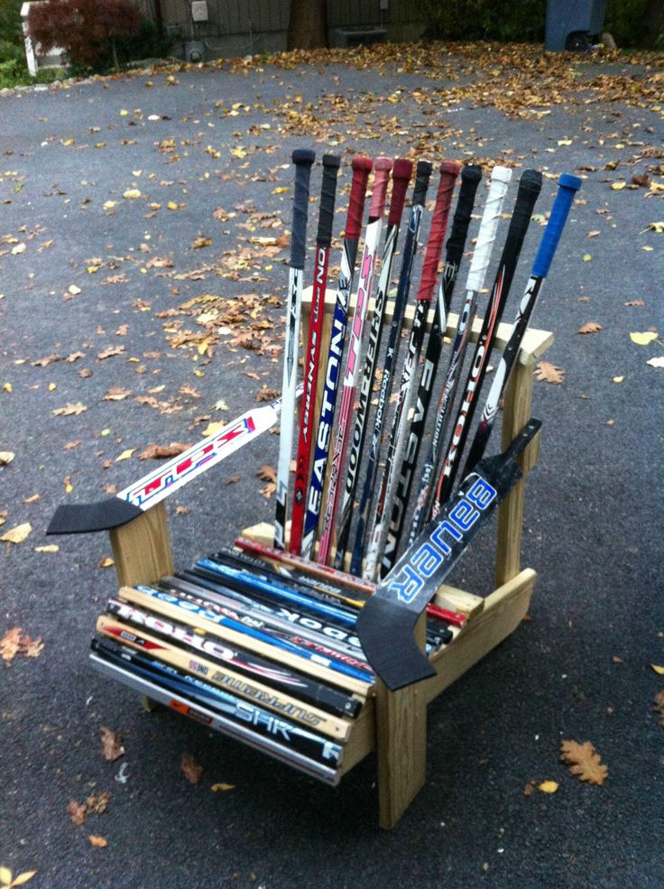 hockey stick chair instructions