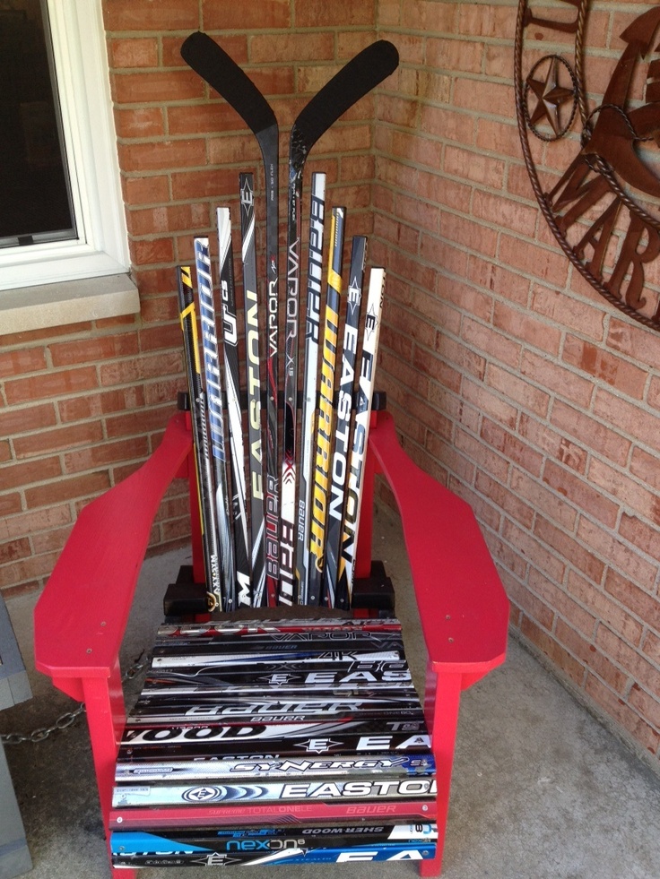 hockey stick chair instructions