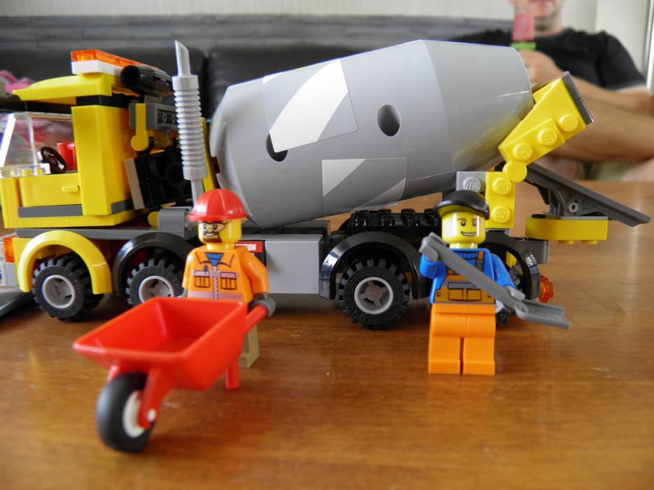 lego city cement mixer 60018 instructions