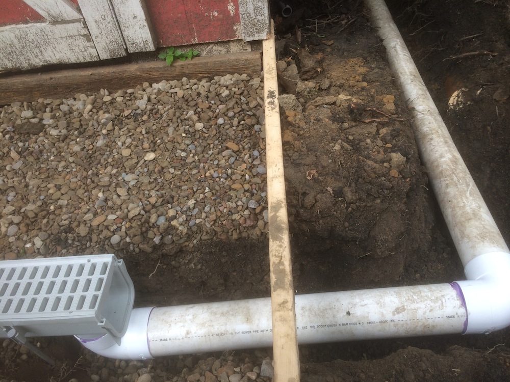 trench drain installation instructions