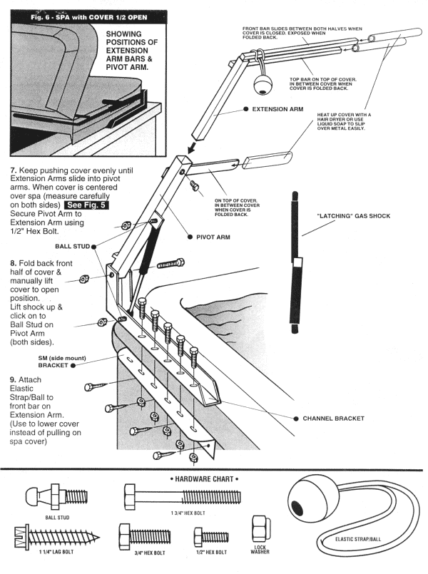 uprite cover lifter installation instructions